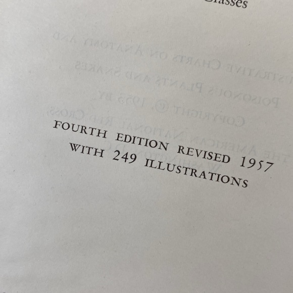 1957 First Aid Hardcover Book by The American National Red Cross - Picture 6 of 14